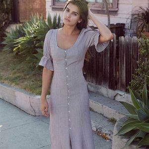 NWT Christy Dawn Lennon Dress Red Checker XS